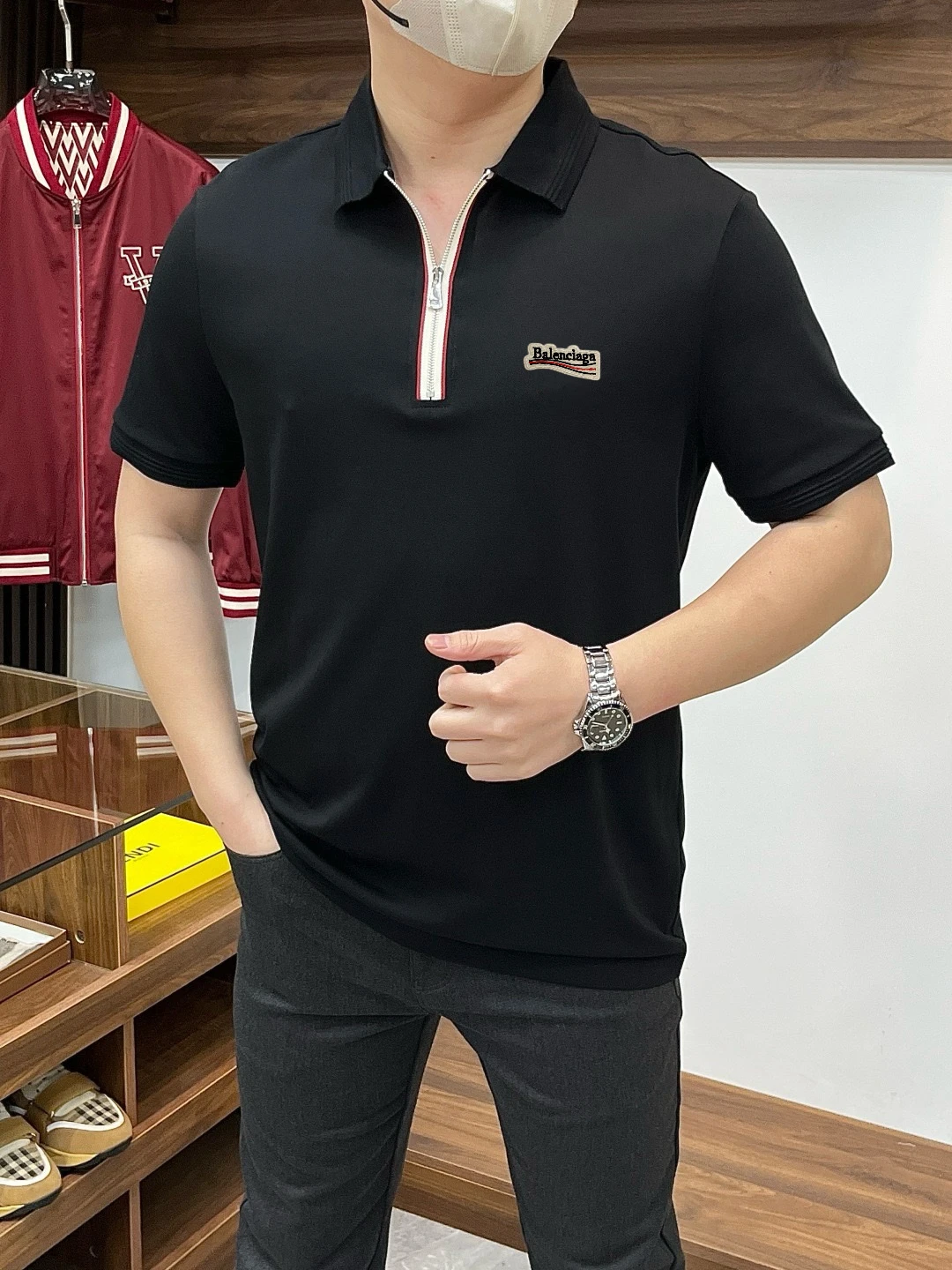 Balenciaga 2026SS Short Sleeve Polo Shirt