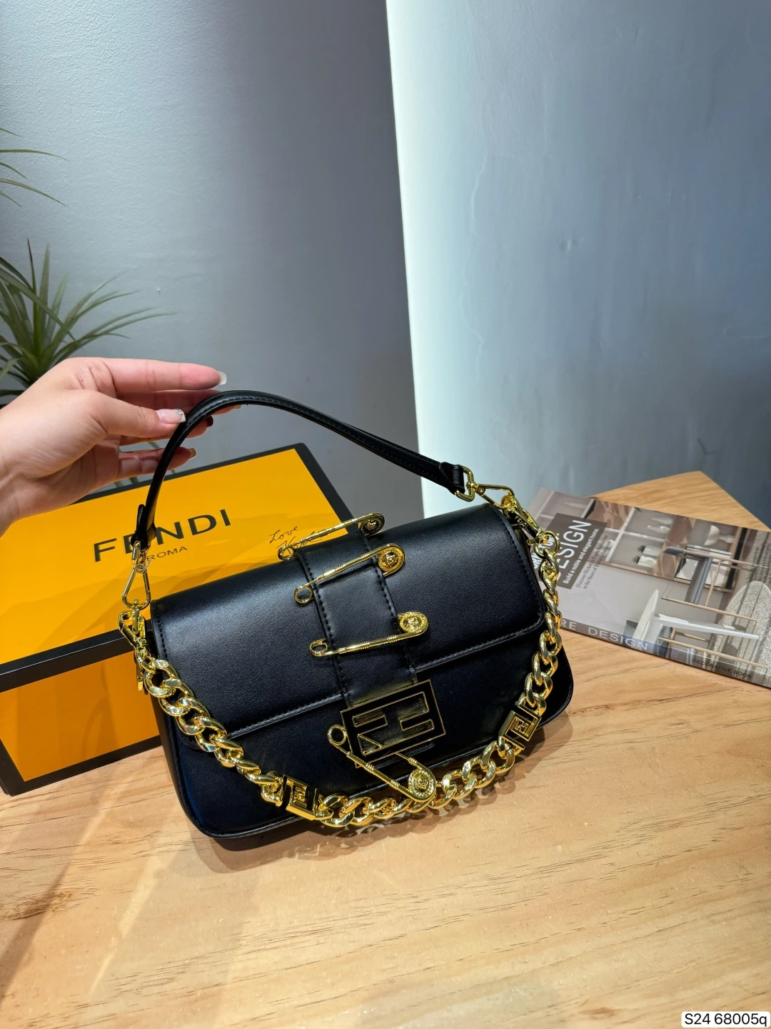 Fendi Safety Pin Baguette Bag - Bag Item
